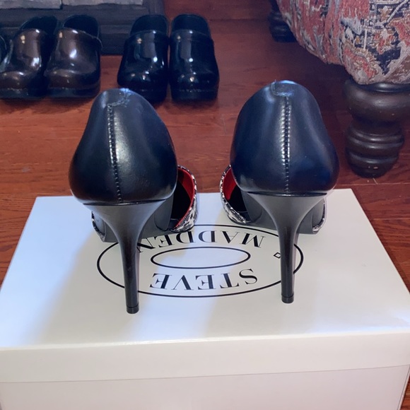 Steve Madden black & white snake pattern - Picture 8 of 10